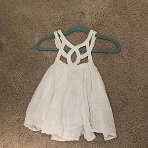 Free People White Tank Top